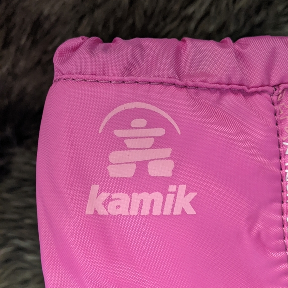 Kamik Child's Sturdy Pink Boots- 4 - Picture 6 of 11